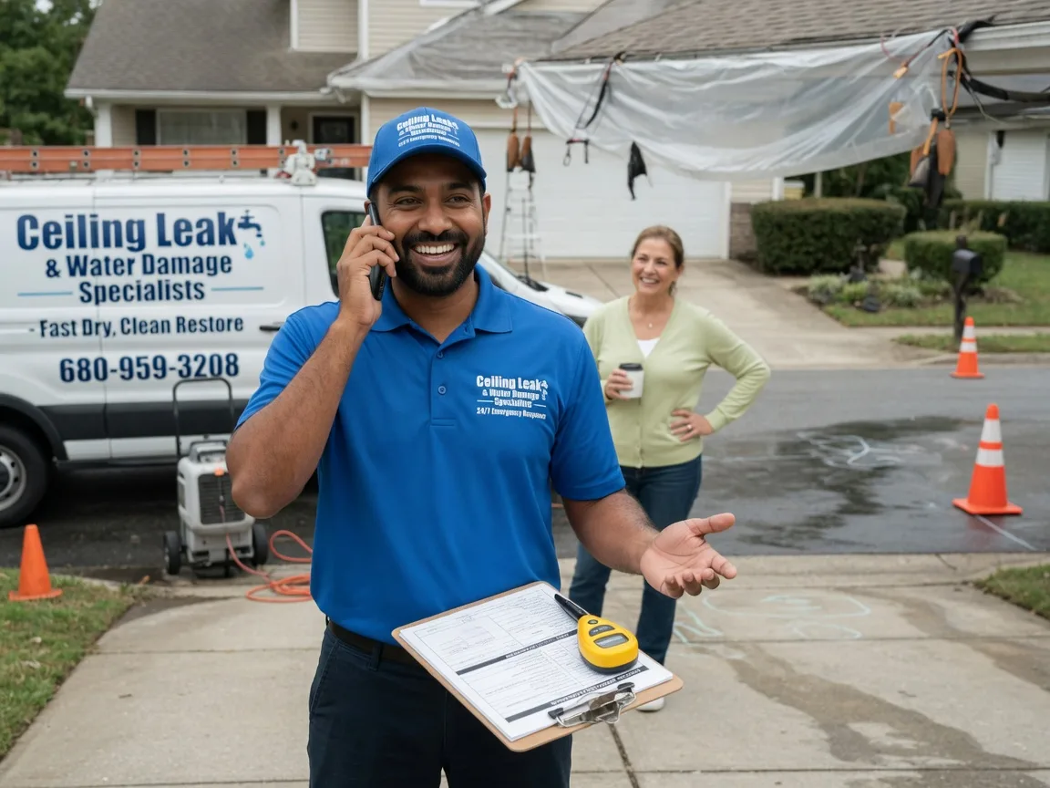 Ceiling Leak Cleanup Lone Jack, MO FAQs